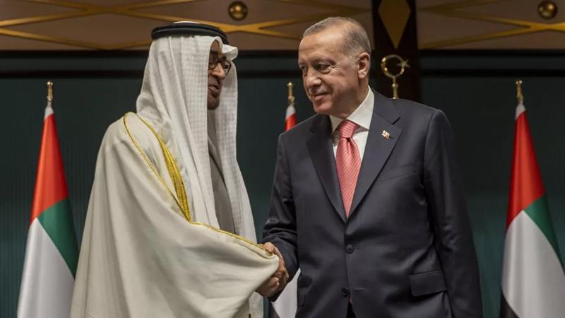 Cumhurbaşkanı Erdoğan ve BAE lideri Muhammed bin Zayed 