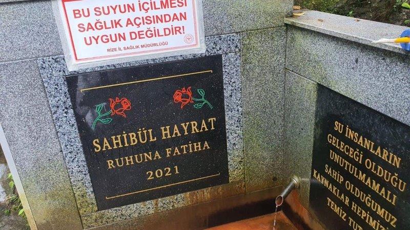 Rize'de ‘şifalı’ diye içilen su zehirli çıktı