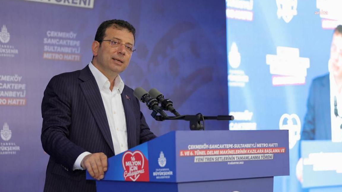 İBB Başkanı Ekrem İmamoğlu 