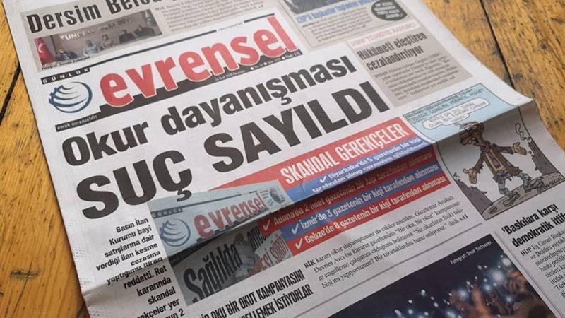 TGC: Basın İlan Kurumu'nu Evrensel gazetesine yönelik hak ihlali kararından vazgeçmeye çağırıyoruz