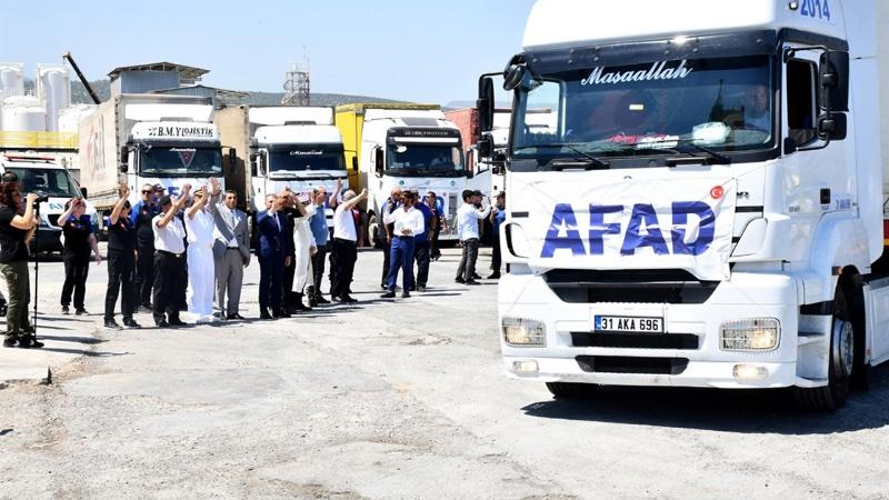 Türkiye'den Lübnan'a insani yardım