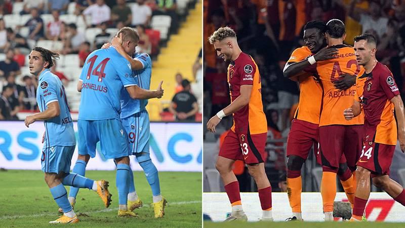 Süper Lig'de sezonun ilk dev maçı; Trabzonspor, Galatasaray'ı ağırlıyor