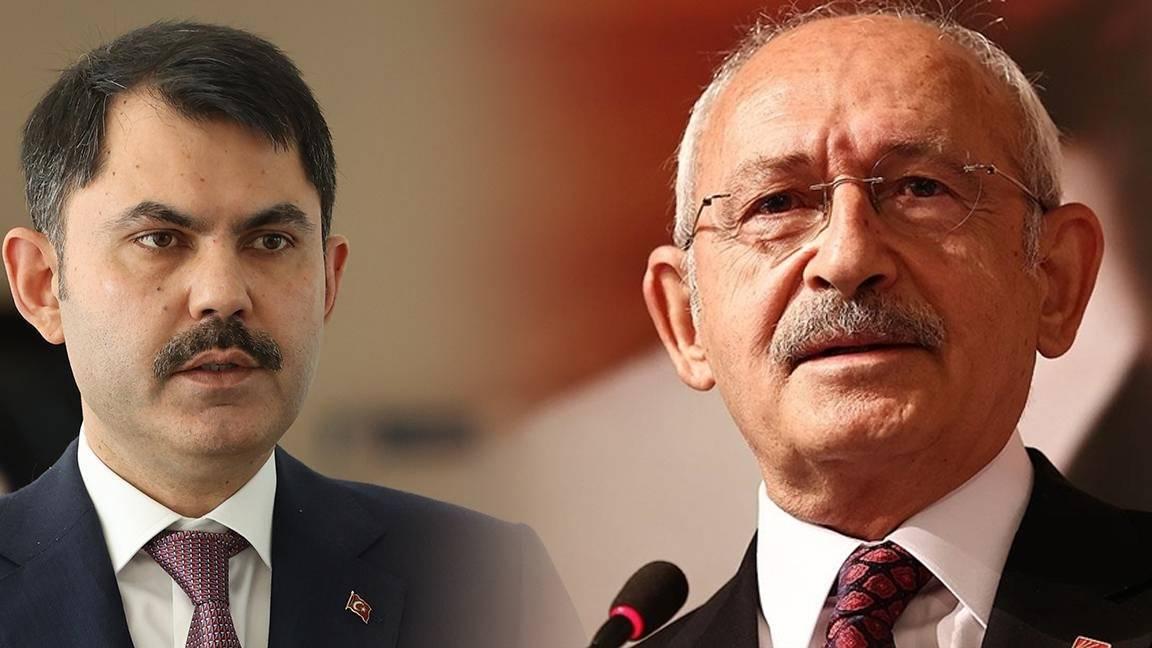 Bakan Kurum'dan Kılıçdaroğlu'nun "Çevre, Şehircilik Bakanlığı'nı kapatacağız" açıklamasına tepki