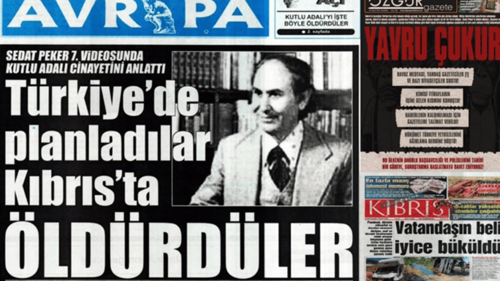 Kıbrıs’ta suikasta uğrayan gazeteci Kutlu Adalı