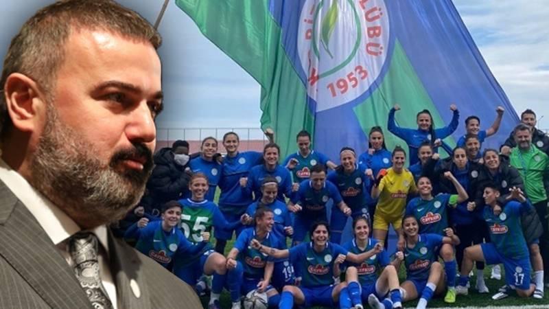 Çaykur Rizespor Başkanlığı'na seçildikten sonra ilk iş olarak Kadın Futbol Takımı'nı kapatan müteahhit İbrahim Turgut: "Bu bir tercihtir, Rize için daha hayırlı olacak"