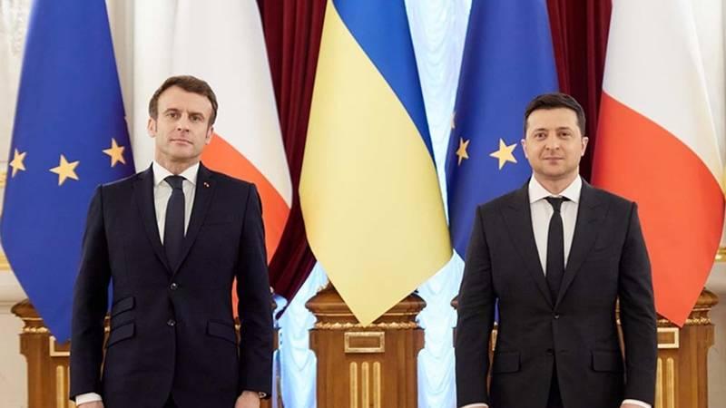 Macron ve Zelenski, Zaporijya Nükleer Santrali'nin durumu hakkında görüştü