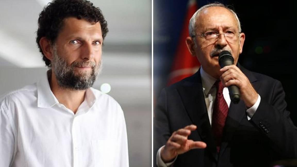 Gezi Parkı davasında müebbet hapis cezası alan iş insanı Osman Kavala ve Kılıçdaroğlu 