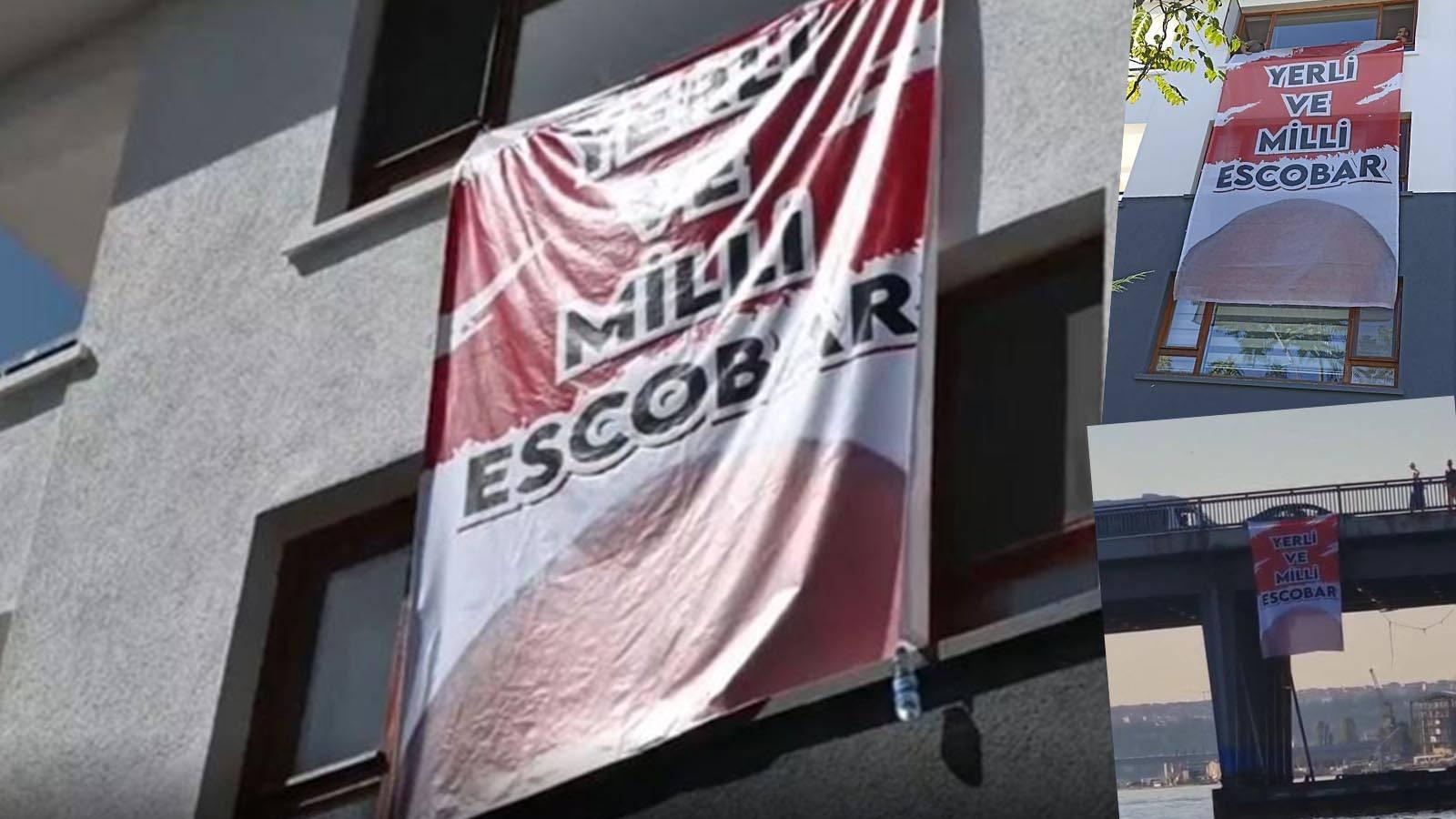 Ümit Özdağ'dan "Escobar" pankartı açıklaması: Türkiye’deki bütün il ve ilçelerimize tekrar asacağız