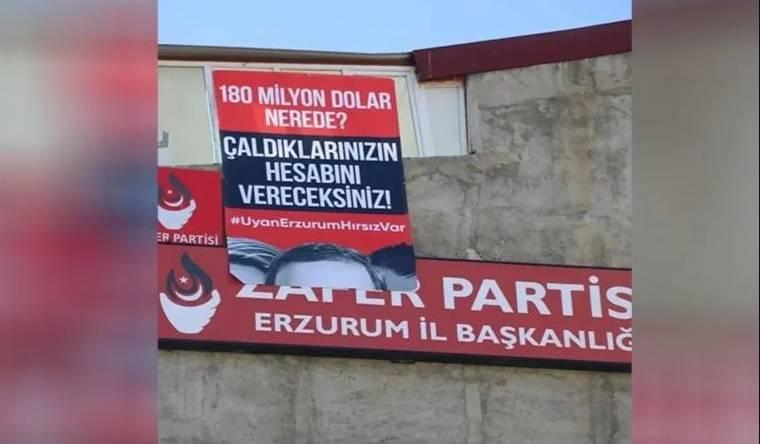 Polisin Zafer Partisi Erzurum il binasına asılan pankartı indirttiği gün neler yaşandı?