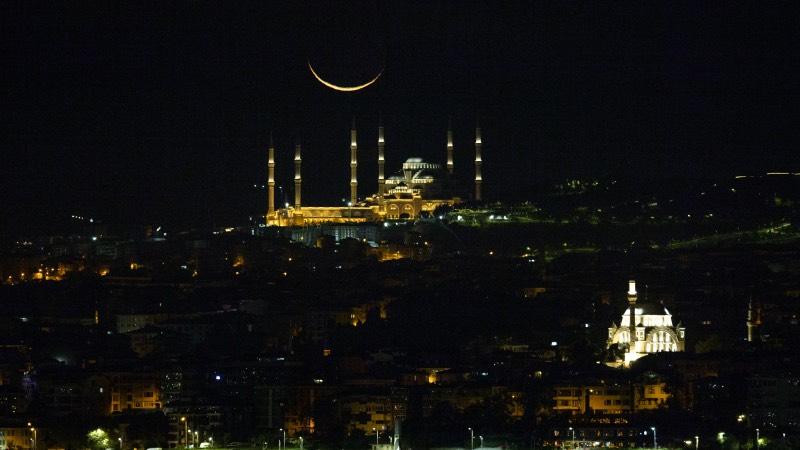 İstanbul'da hilal görüntüleri 