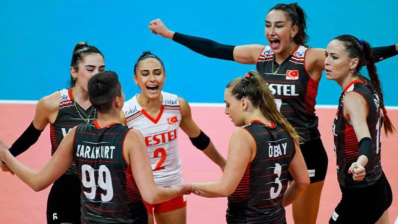  A Milli Kadın Voleybol Takımı, Dünya Şampiyonası’nda grup lideri olarak ikinci tura yükseldi