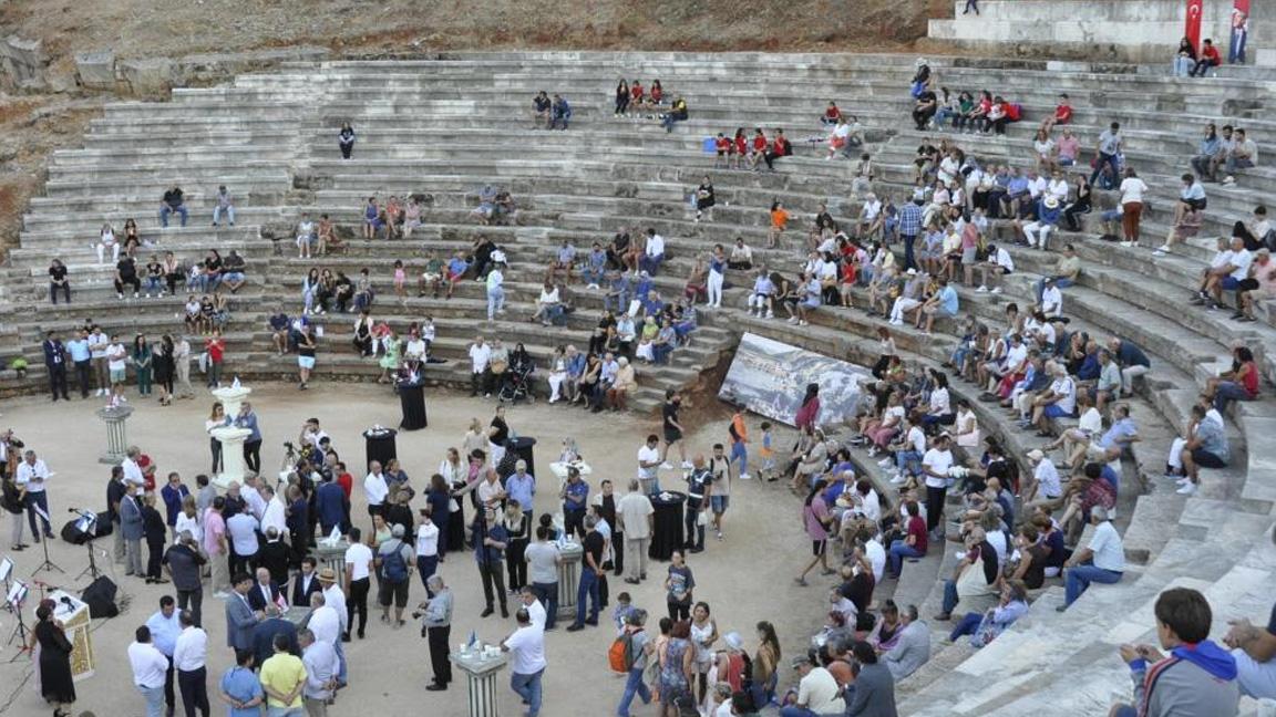 Telmessos Antik Tiyatrosu 7 yılın ardından açıldı