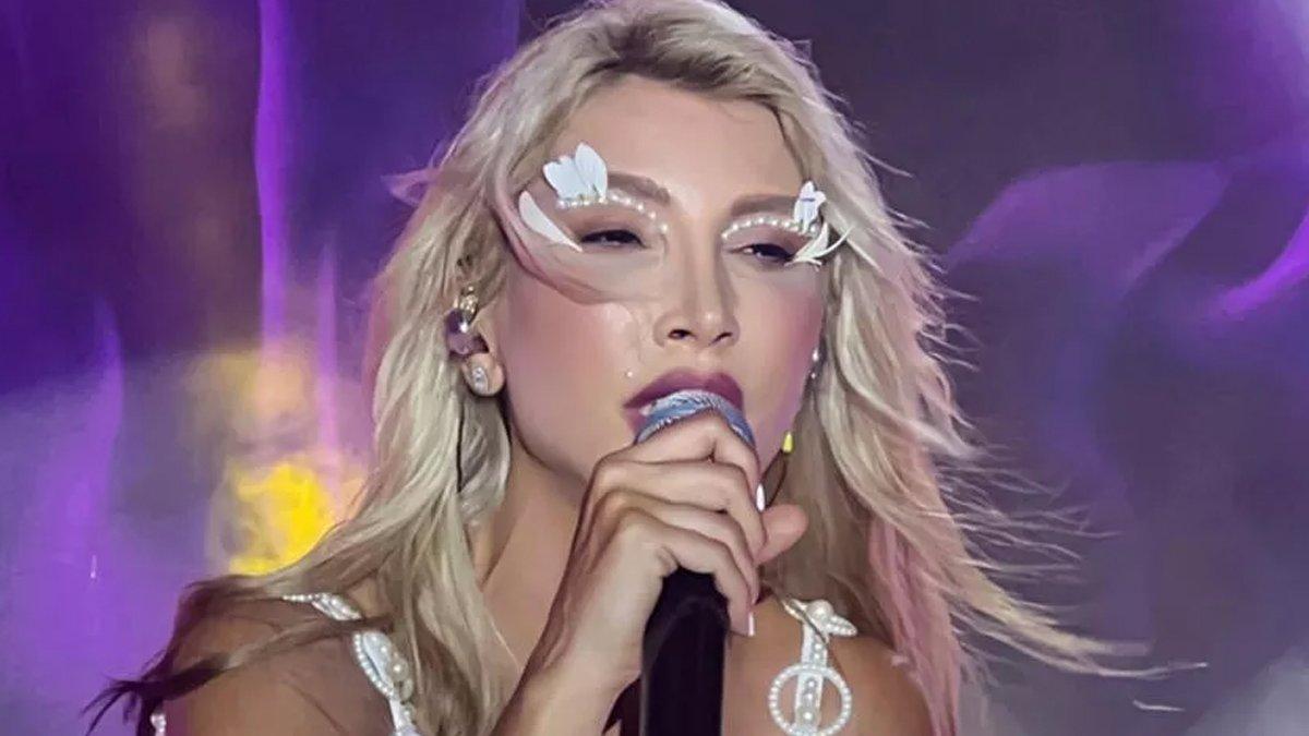 Hande Yener, sahnede bayıldığını yalanladı: Ben bir tek size bayılıyorum