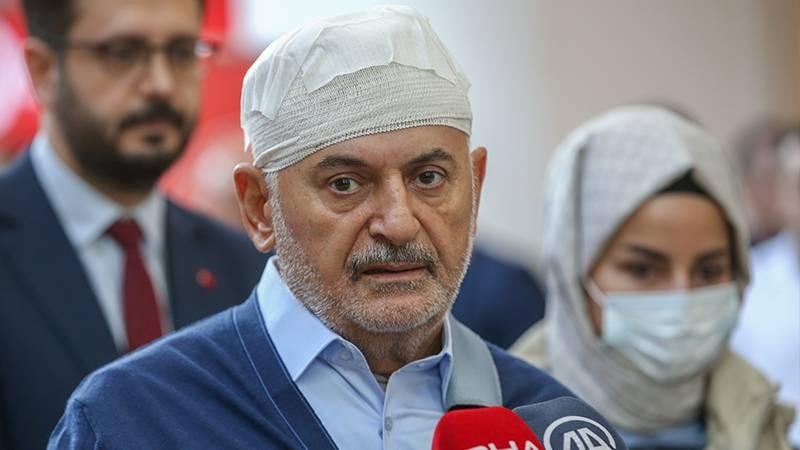 Azerbaycan'da kaza geçiren Binali Yıldırım, taburcu oldu