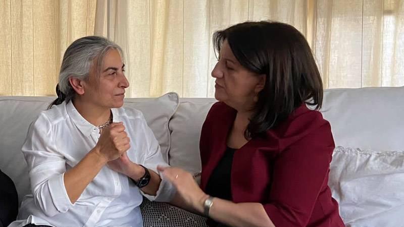 HDP Eş Genel Başkanı Buldan, Aysel Tuğluk'u ziyaret etti: Sağlığına kavuşması en büyük dileğimiz