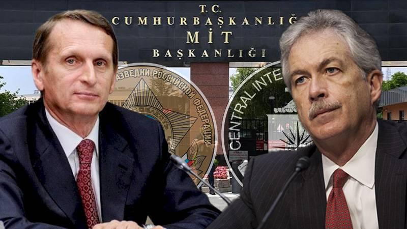 Rus Dış İstihbarat Servisi Başkanı Sergey Narışkin ve CIA Direktörü Bill Burns