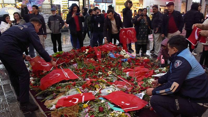 İstiklal Caddesi'ndeki anma platformu kaldırıldı