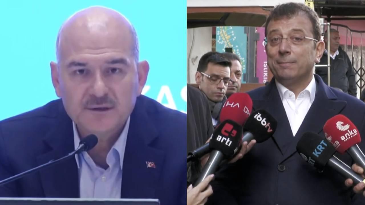 İmamoğlu'ndan Soylu'ya: Yalanlarına devam ediyor; böyle İçişleri Bakanı olur mu ya! 