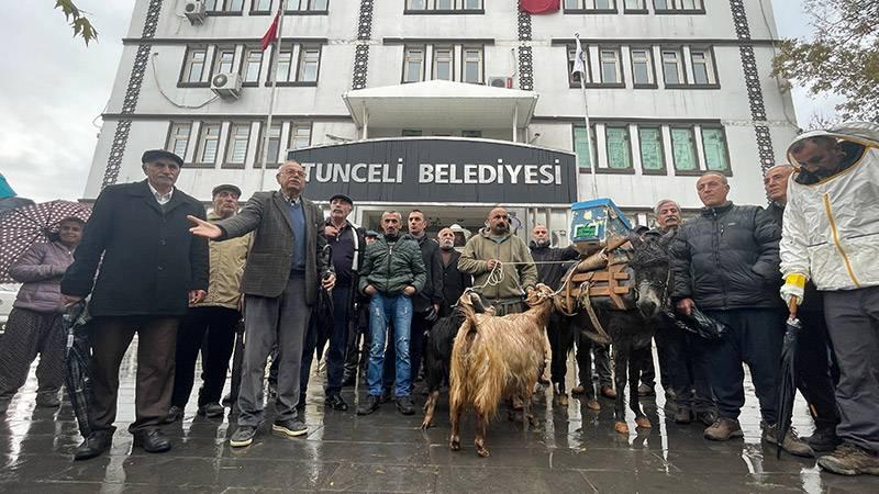 Tunceli'de yapılması planlanan katı atık depolama tesisine köylülerden tepki: "18 hektar ormanlık alan zarar görecek"