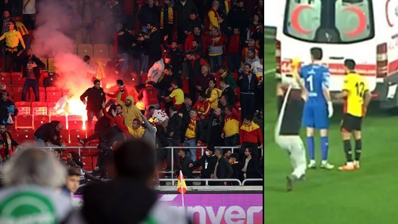 Göztepe-Altay maçında çıkan olaylarla ilgili mahkemeye sevk edilen 19 kişi tutuklandı