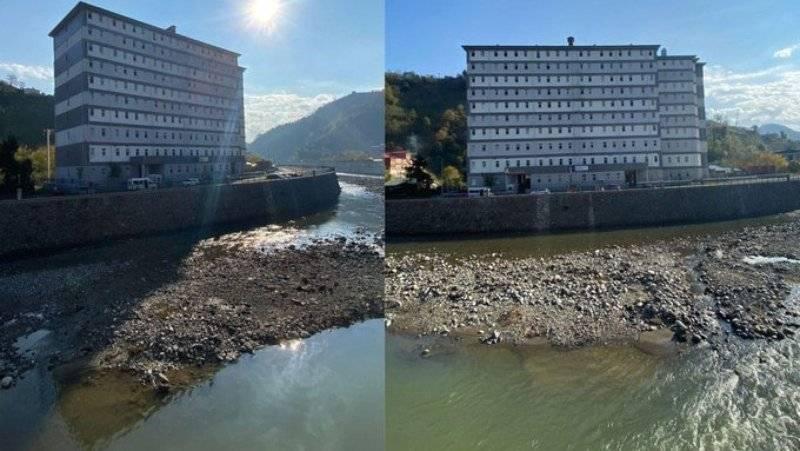 Sözcü: Giresun'da dere yatağına öğrenci yurdu yapıldı