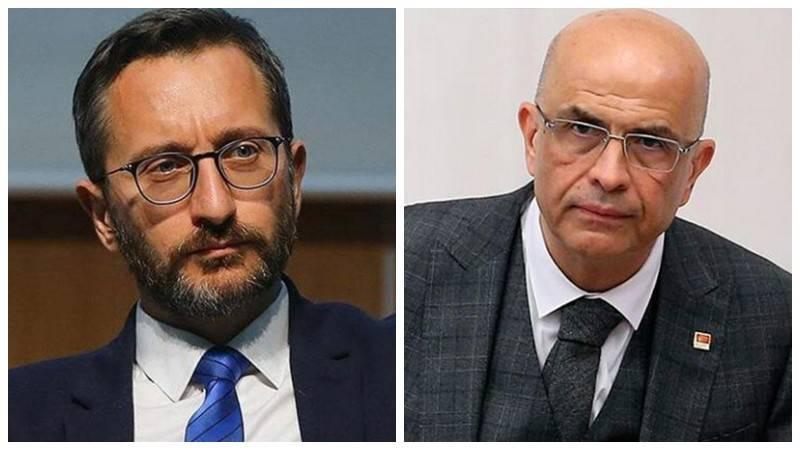 CHP'li Berberoğlu'ndan Fahrettin Altun'a: Küçük başkanın tıpkı ağabeyi gibi konuşması çok süslü ama icraata gelince felaket!