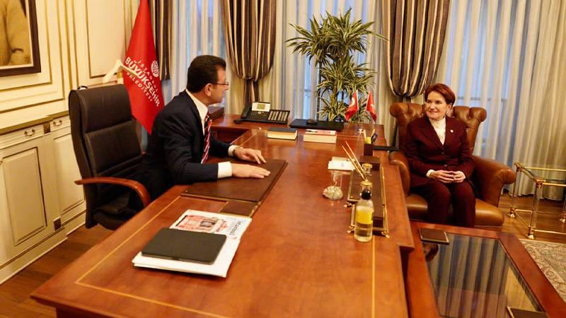 İmamoğlu, hakkında verilen mahkumiyet kararını Akşener ile birlikte öğrendi; o anların görüntüsü paylaşıldı