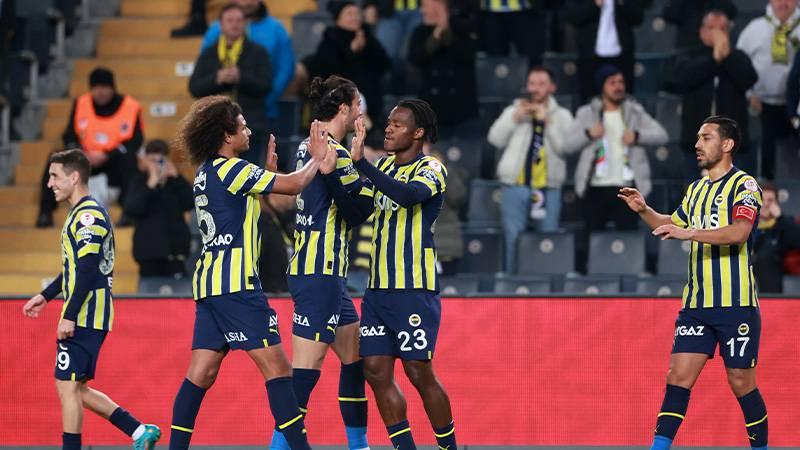 Fenerbahçe 3-1 kazandı, Ziraat Türkiye Kupası'nda son 16'ya yükseldi