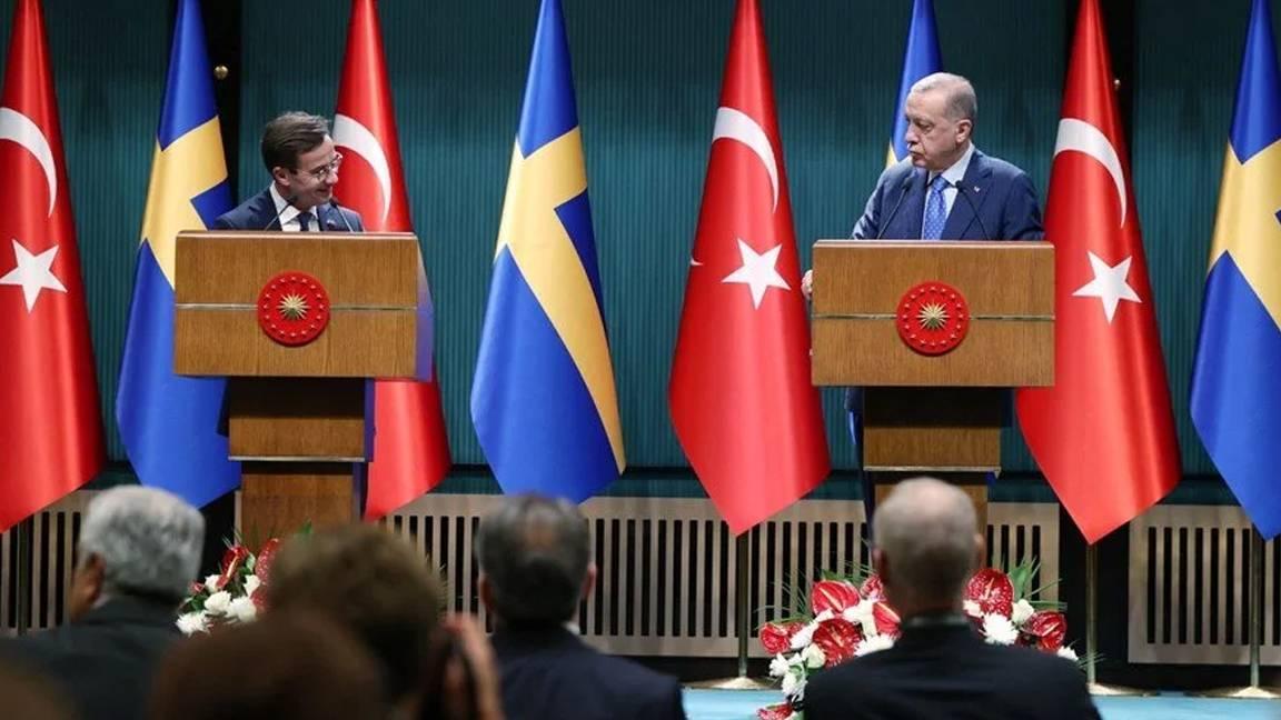 İsveç Başbakanı Ulf Kristersson ve Erdoğan basın toplantısında konuşmuştu 