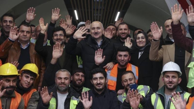 Bakan Karaismailoğlu: Ocak ayının ortasında Kağıthane-Havalimanı metro hattımızı hizmete sunacağız