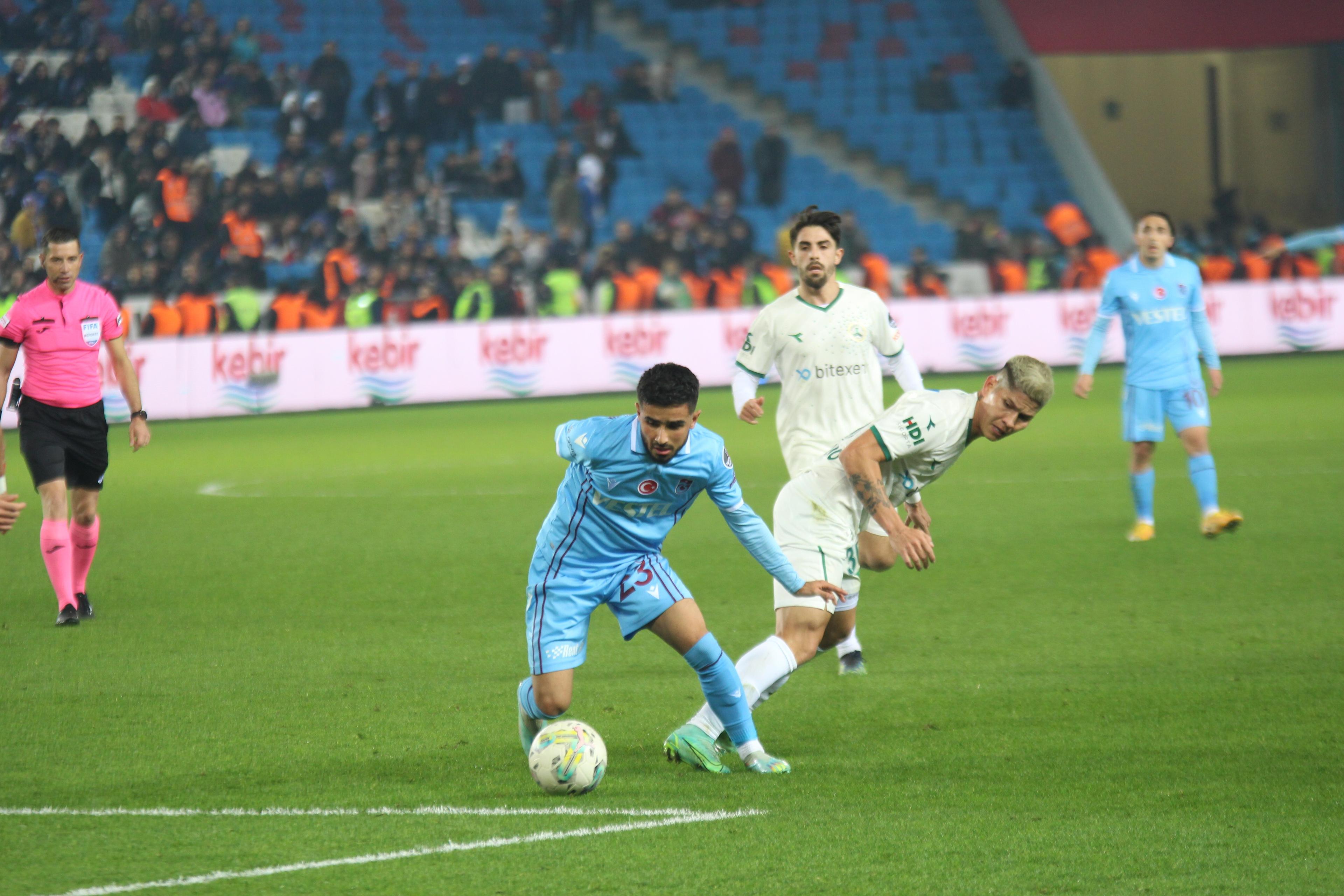 Trabzonspor-Giresunspor maçından kareler