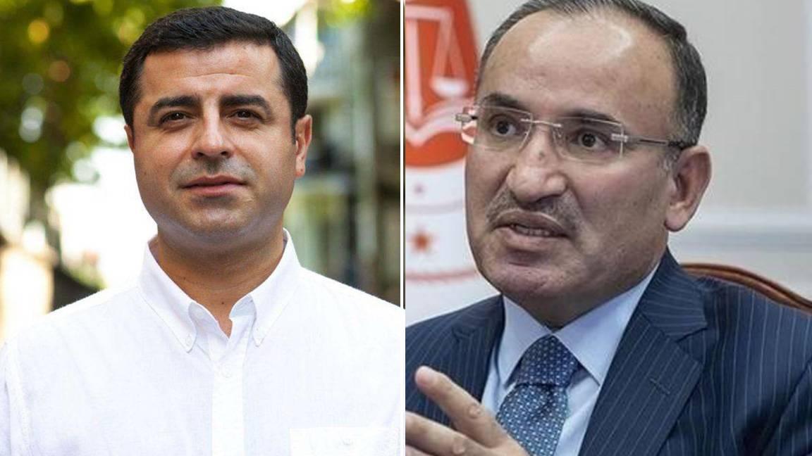 Demirtaş'tan Bozdağ'a: Kendinizi yerimize koyup cezaevleriyle ilgili düzenlemeleri öyle yapın; yerimizde olmanıza fazla kalmadı 