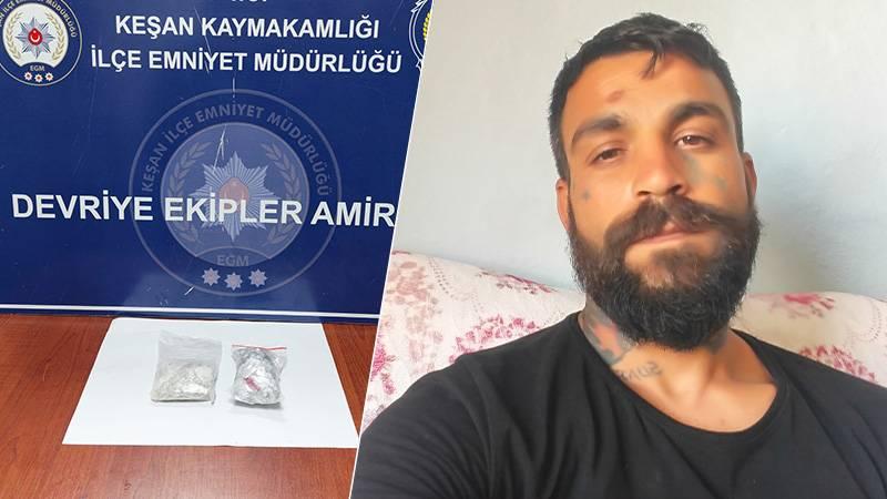 Evli olduğu kadına şiddet uyguladı;  ‘uyuşturucu ticareti yapmak’ suçundan tutuklandı