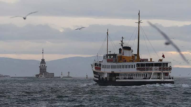 İstanbul'da bazı vapur seferleri iptal edildi