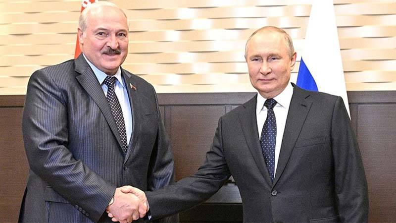 Belarus Cumhurbaşkanı Aleksandr Lukaşenko ve Rusya Devlet Başkanı Vladimir Putin