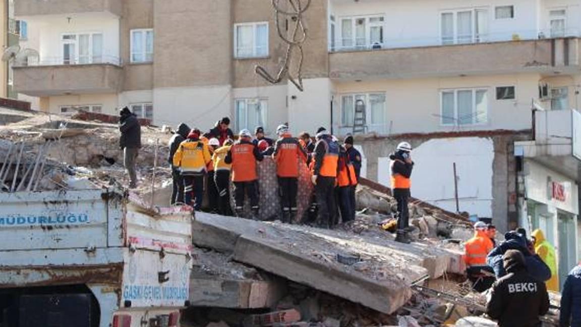 Gaziantep'te yaşanan depremin ardından 