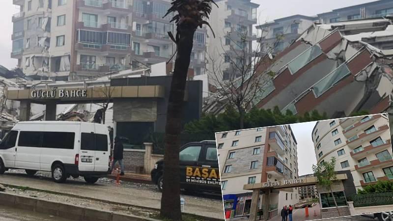 Hatay'da yaptığı üç sitede yıkım yaşanan müteahhitten muhabire: Benim binam mı mesele, bana binayı soramazsınız