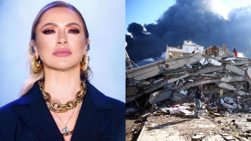 Hadise'den deprem çağrısı: Lütfen dünya bize yardım etsin