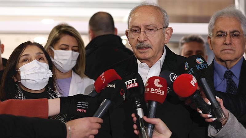 Kılıçdaroğlu, Ankara'ya getirilen depremzedeleri ziyaret etti: "Türkiye’nin yüreği yanıyor, çok büyük acılar var"