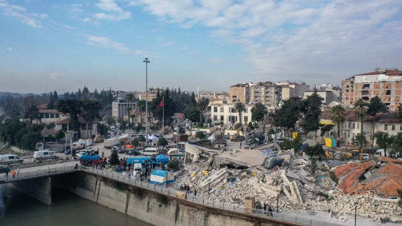 Depremin etkilediği Hatay'da bulunan tarihî camiler ve binalar da zarar gördü