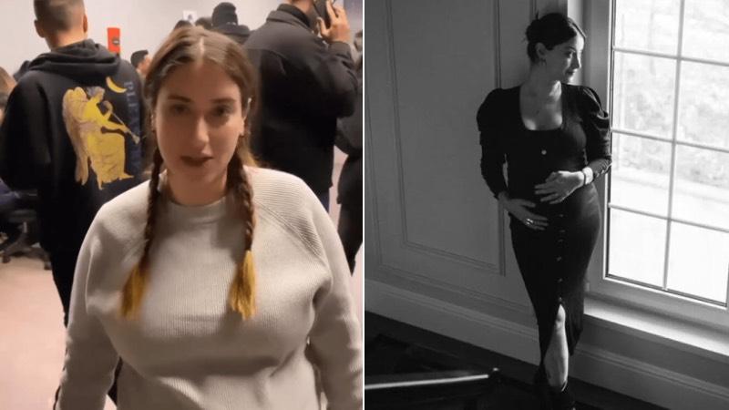 Doğumunun son gününe kadar depremzedeler için yardımda olan Hazal Kaya, ikinci çocuğunu dünyaya getirdi