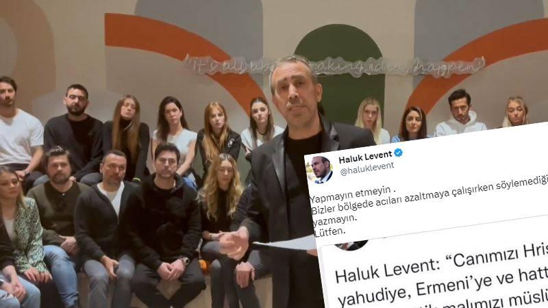 Haluk Levent o paylaşımı yalanladı: Yapmayın, etmeyin, söylemediğim şeyleri yazmayın