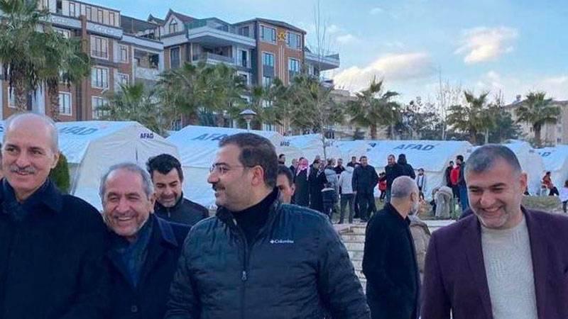 AKP’li Kurtulmuş: Çadır kentte depremzedelerin acısına ve tebessümüne iştirak ettiğim bir anlık görüntüyü çarpıtarak algı oluşturmak, siyasi yağmacılıktır