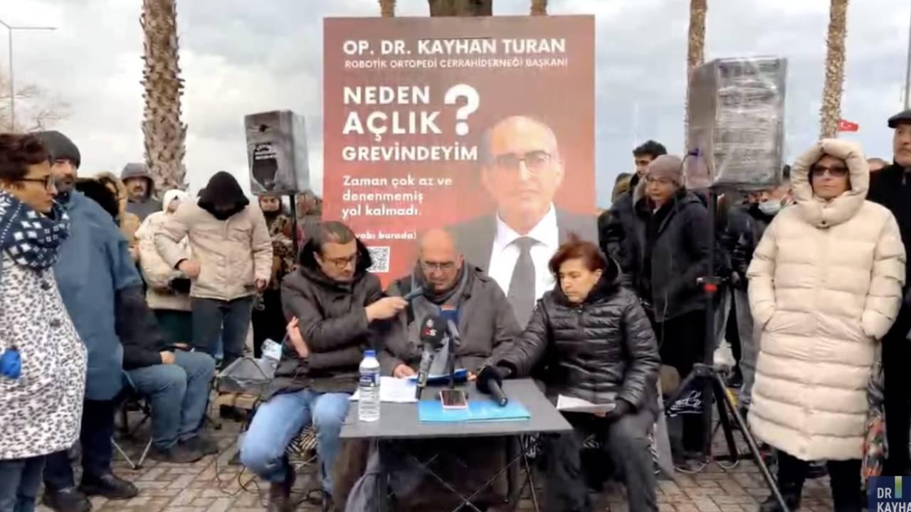 Açmak istediği ortopedi hastanesi için açlık grevi yapan Dr. Kayhan Turan, Mudanya Belediye Başkanı'na yanıt verdi: Proje uygun değilse, neden onay vermiştiniz?