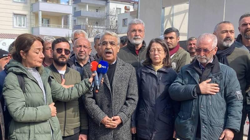 HDP Eş Genel Başkanı Sancar, Pazarcık'ta konuştu: Yıkımın temel nedeni iktidarın politikaları, sorumlulardan hesap soracağız