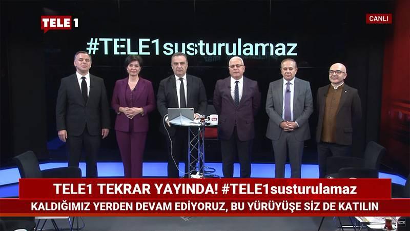 TELE 1'in cezası sona erdi; son yayın kaldığı yerden devam etti 