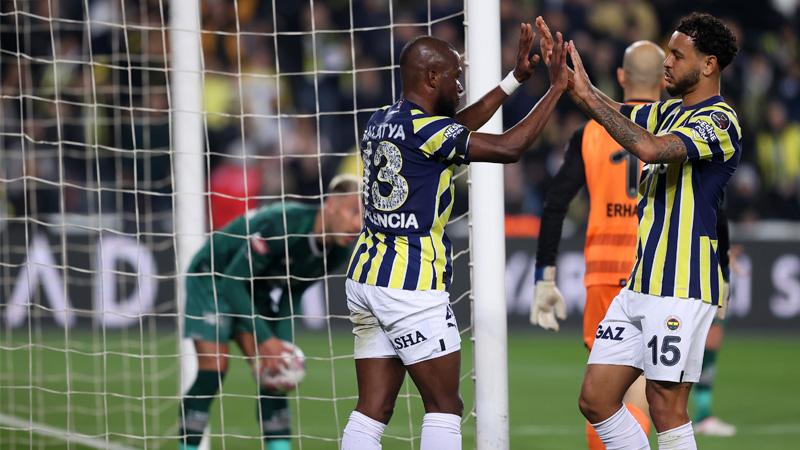 Fenerbahçe'nin forvetleri, Galatasaray ve Beşiktaş'tan daha fazla gol attı