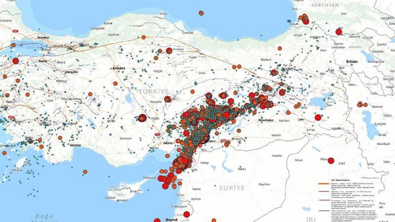 Türkiye'de bir ayda 13 bin deprem kaydedildi