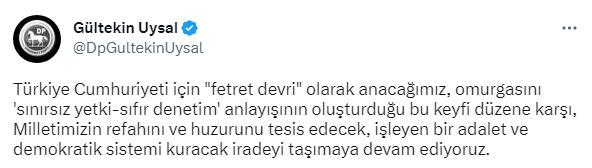 Millet İttifakı liderlerinden toplantı sonrası paylaşımlar: Aynı inanç ve kararlılıkla yürüyüşümüz sürüyor