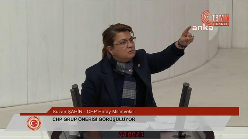 Depremde yeğenini kaybeden CHP'li Şahin, "saygı gösterin acımı anlatayım" dedi; AKP sıralarından tepki sesleri yükseldi!